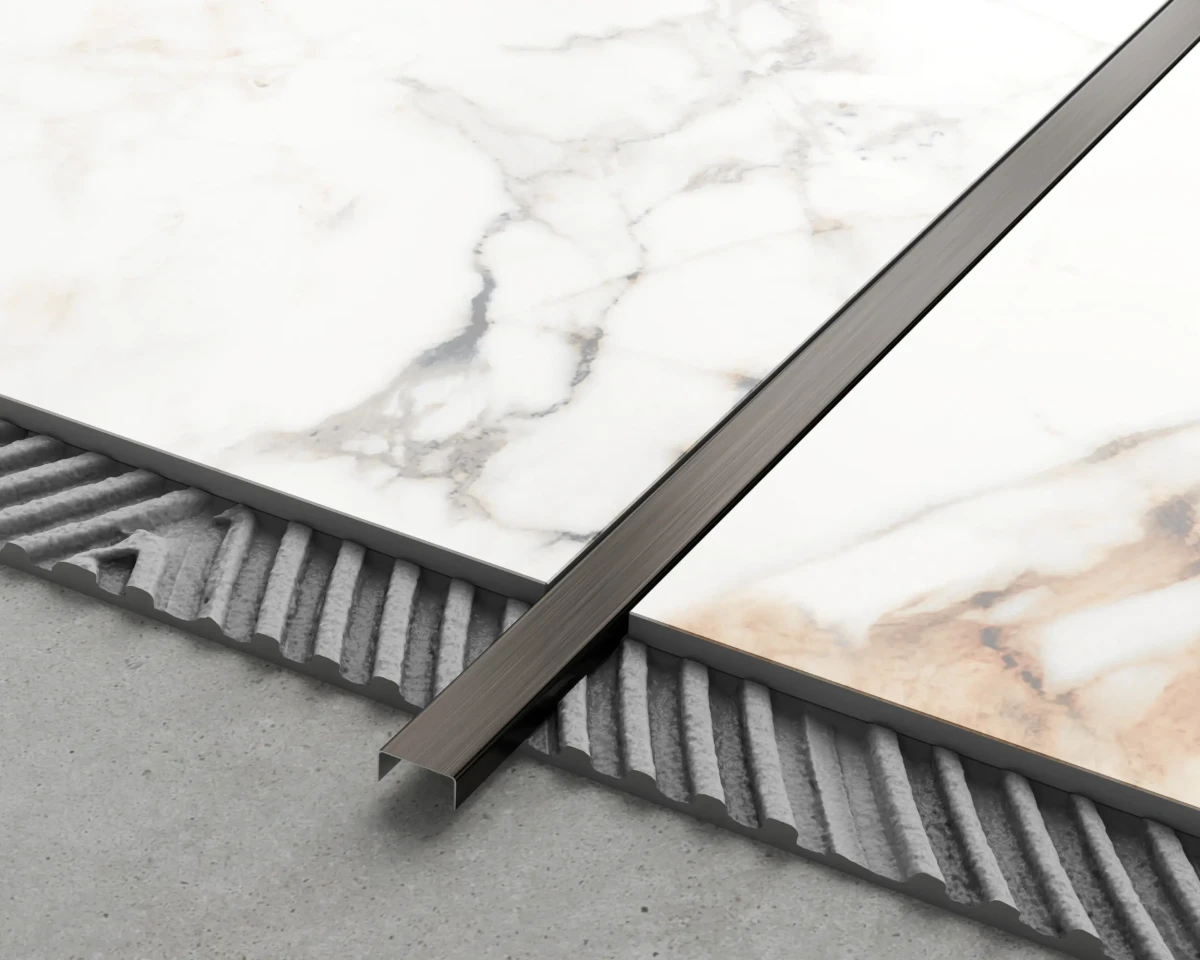 PROFIL METALOWY C GUNMETAL – dekoracyjne do wnętrz – Szklane Mozaiki