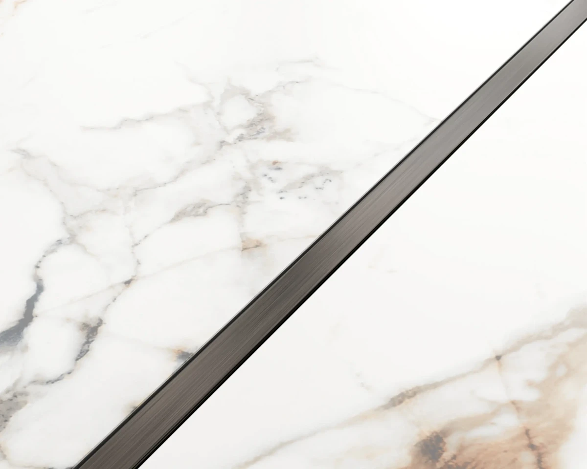 PROFIL METALOWY C GUNMETAL – dekoracyjne do wnętrz – Szklane Mozaiki