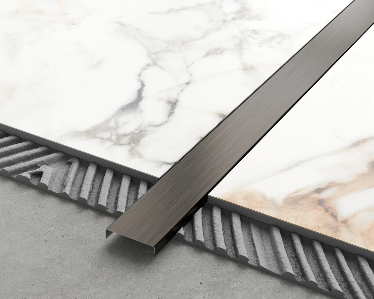 PROFIL METALOWY C GUNMETAL – dekoracyjne do wnętrz – Szklane Mozaiki