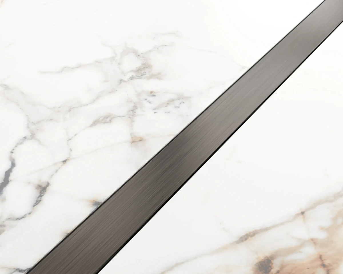 PROFIL METALOWY C GUNMETAL – dekoracyjne do wnętrz – Szklane Mozaiki