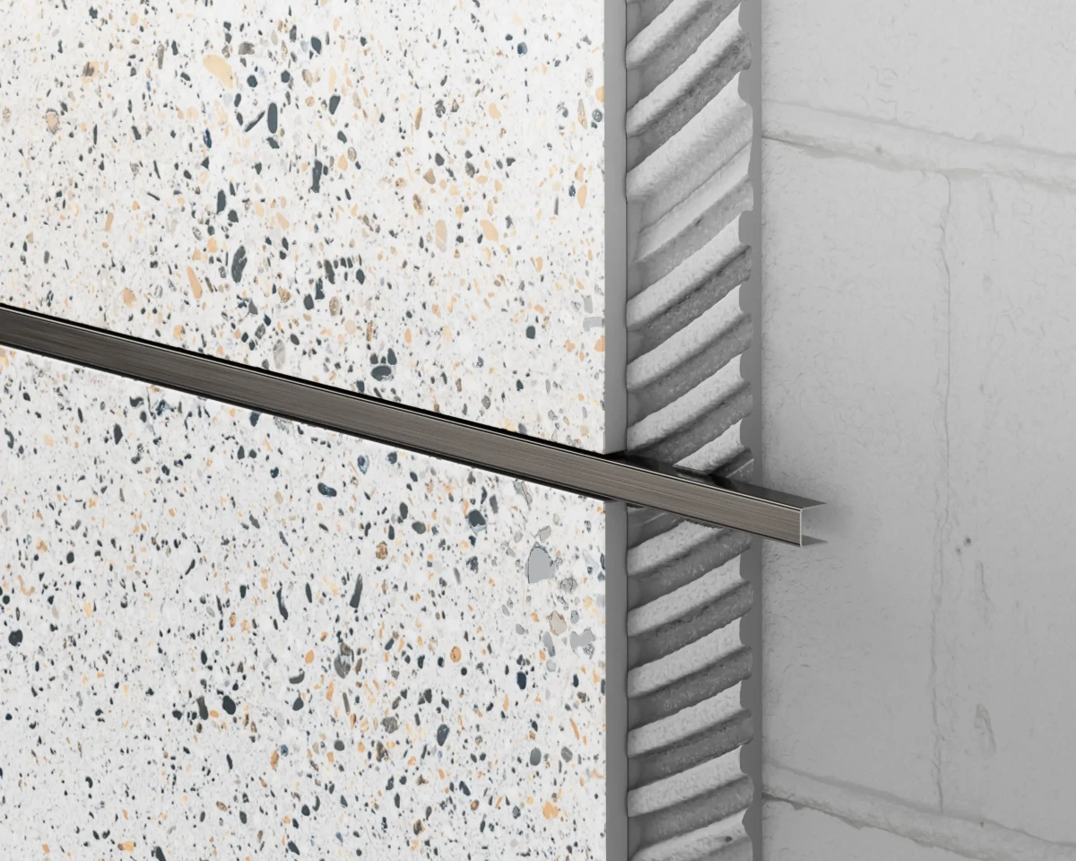 PROFIL METALOWY C GUNMETAL – dekoracyjne do wnętrz – Szklane Mozaiki