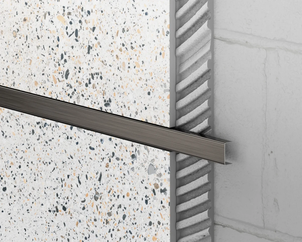 PROFIL METALOWY C GUNMETAL – dekoracyjne do wnętrz – Szklane Mozaiki