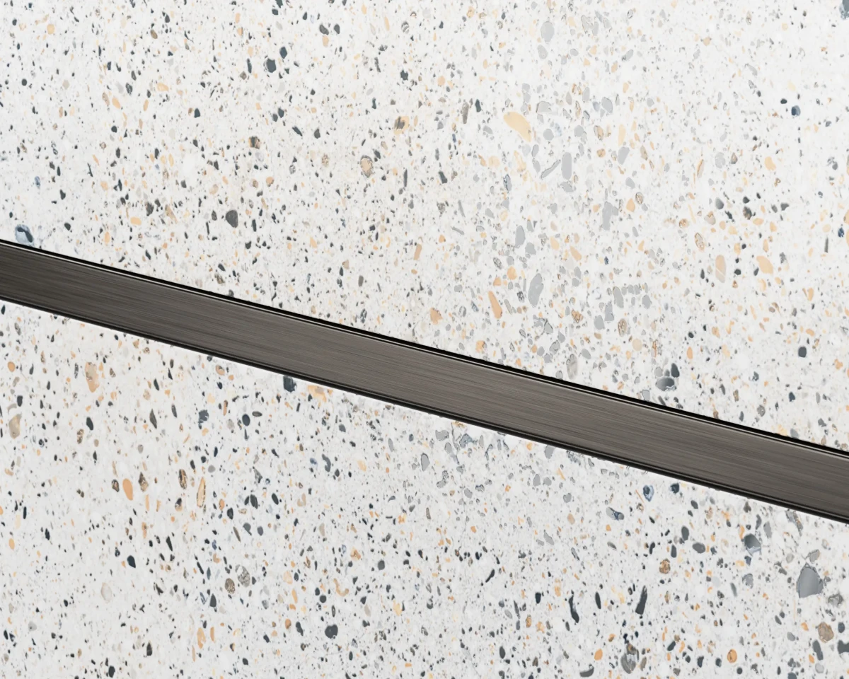 PROFIL METALOWY C GUNMETAL – dekoracyjne do wnętrz – Szklane Mozaiki