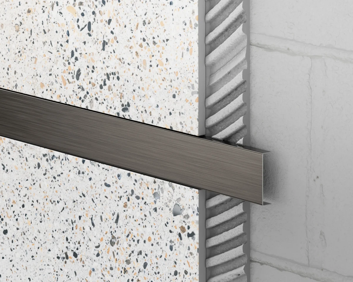 PROFIL METALOWY C GUNMETAL – dekoracyjne do wnętrz – Szklane Mozaiki