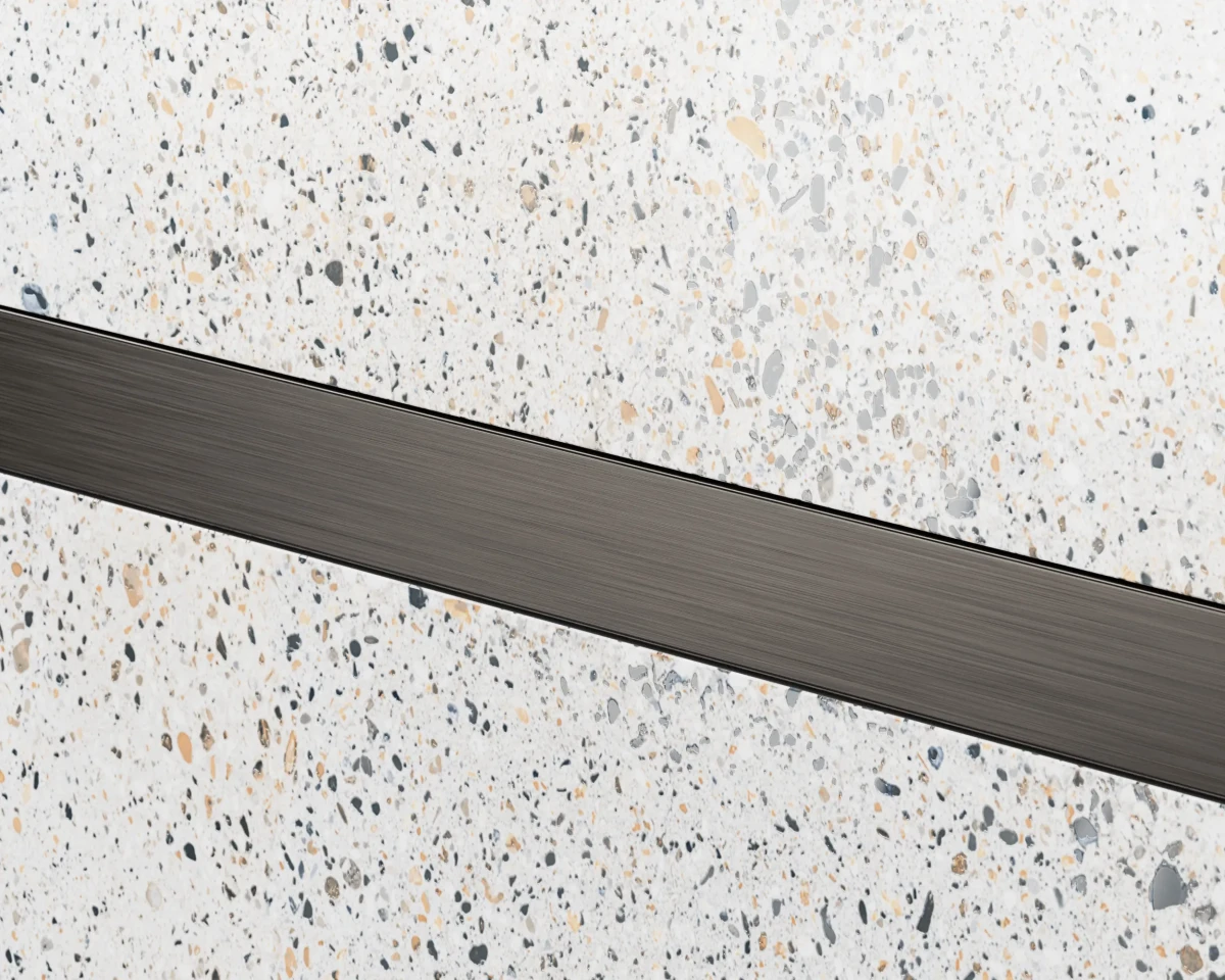 PROFIL METALOWY C GUNMETAL – dekoracyjne do wnętrz – Szklane Mozaiki
