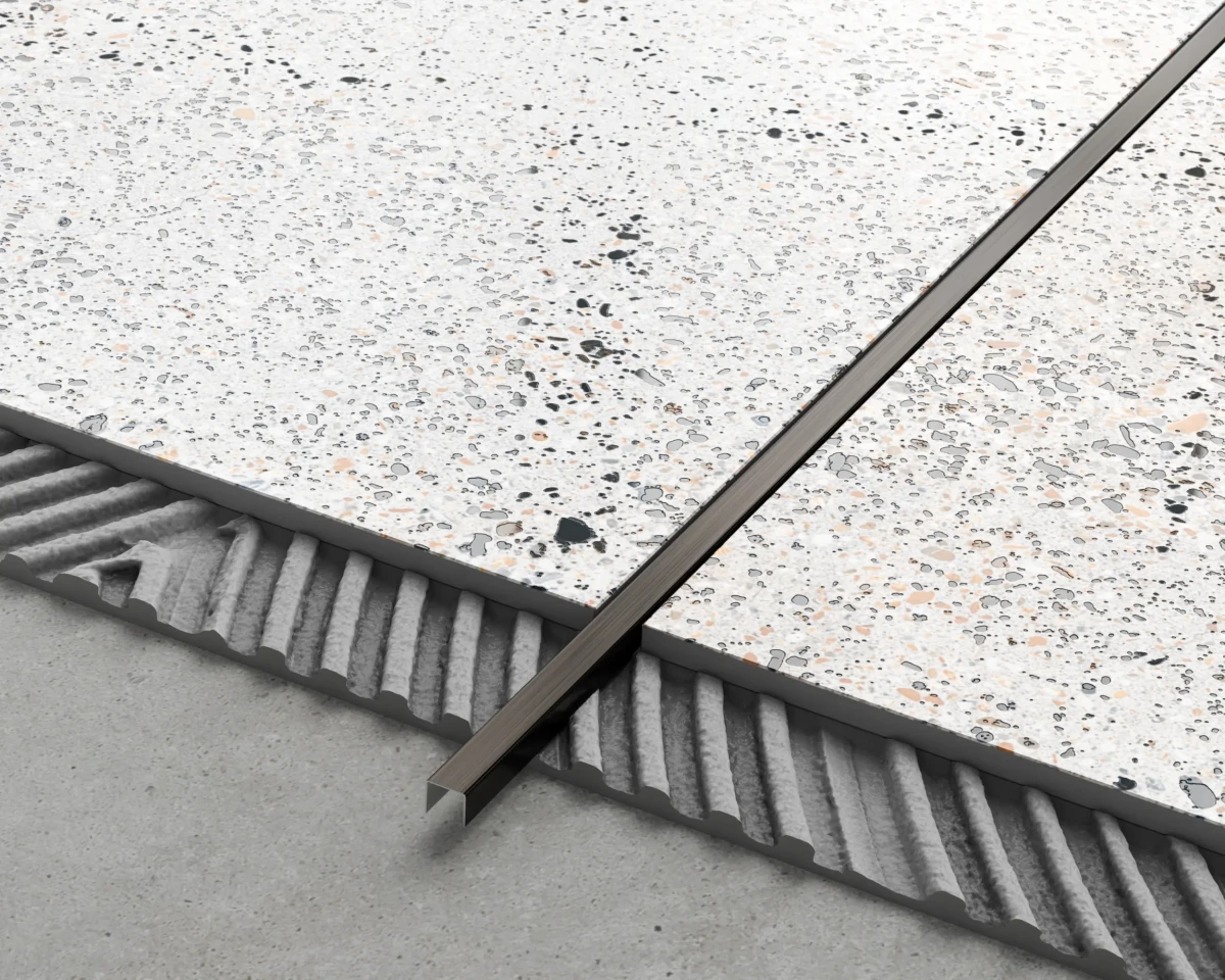 PROFIL METALOWY C GUNMETAL – dekoracyjne do wnętrz – Szklane Mozaiki