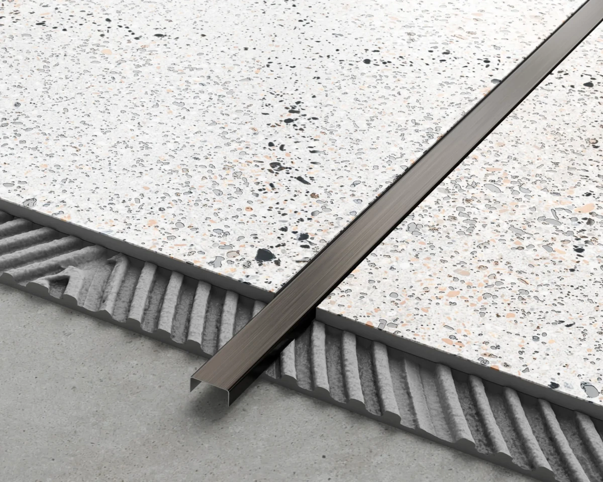 PROFIL METALOWY C GUNMETAL – dekoracyjne do wnętrz – Szklane Mozaiki
