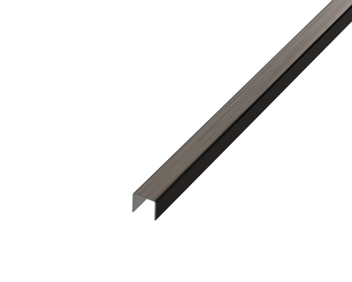 PROFIL METALOWY C GUNMETAL – dekoracyjne do wnętrz – Szklane Mozaiki