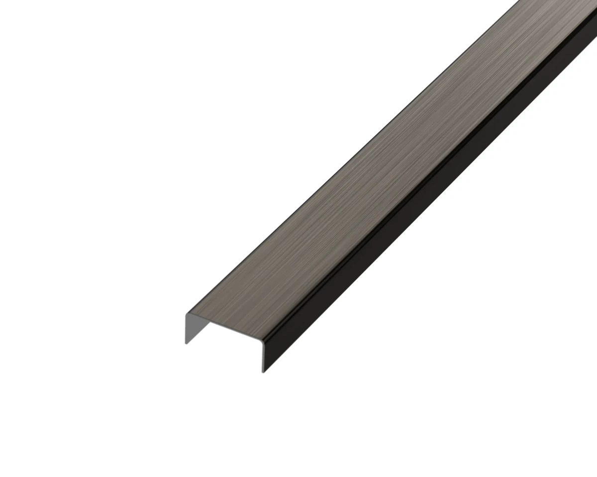 PROFIL METALOWY C GUNMETAL – dekoracyjne do wnętrz – Szklane Mozaiki