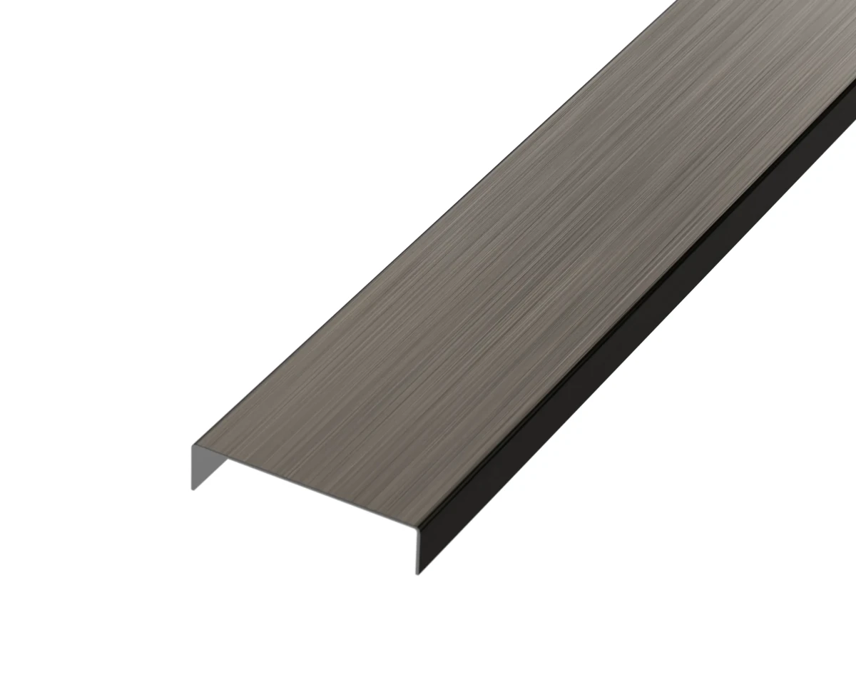 PROFIL METALOWY C GUNMETAL – dekoracyjne do wnętrz – Szklane Mozaiki
