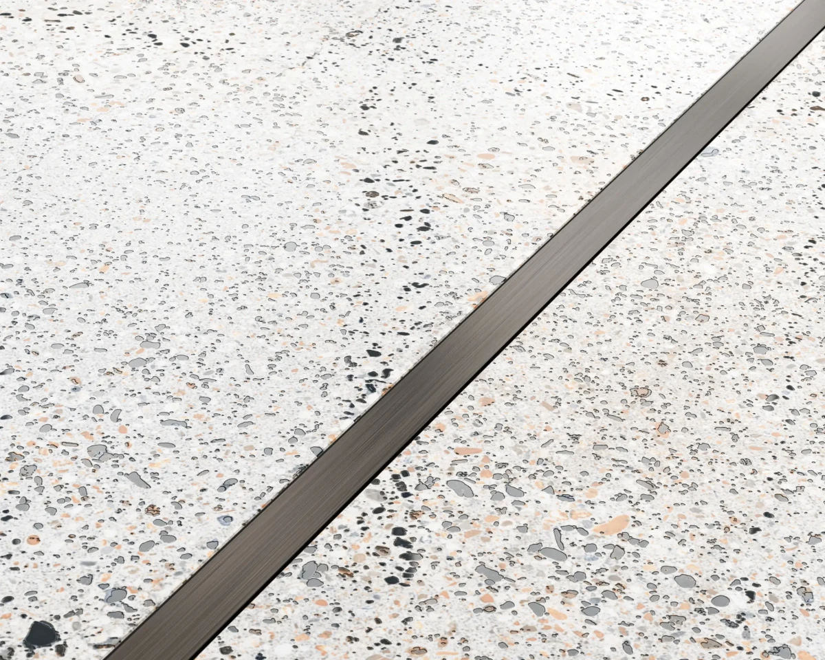 PROFIL METALOWY REKTYFIKOWANY U GUNMETAL – dekoracyjne do wnętrz – Szklane Mozaiki