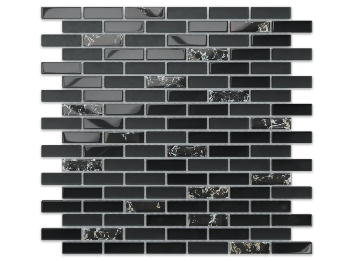 Mozaika ceramiczna Heksagon Volcano Gold White - szklanemozaiki.pl