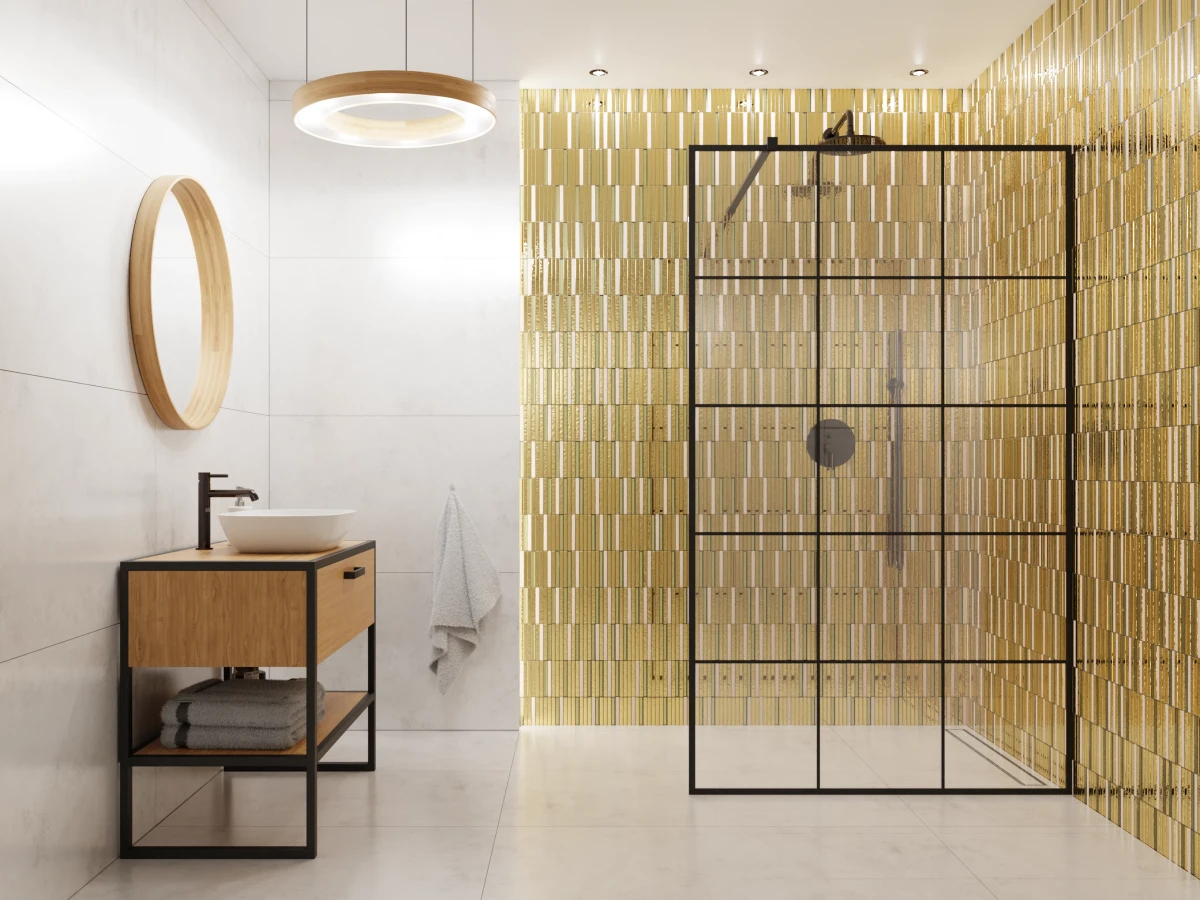 MOZAIKA SZKLANA ZŁOTA PIANO GOLD STRUCTURE – dekoracyjne do wnętrz – Szklane Mozaiki