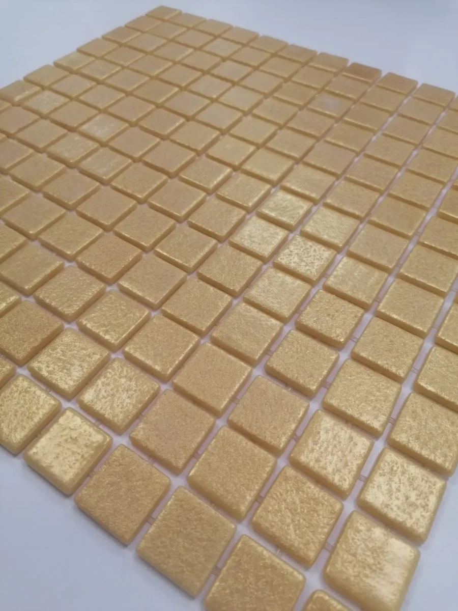 MOZAIKA BASENOWA TOGAMA ZŁOTA ANTIQUE GOLD MAT – dekoracyjne do wnętrz – Szklane Mozaiki