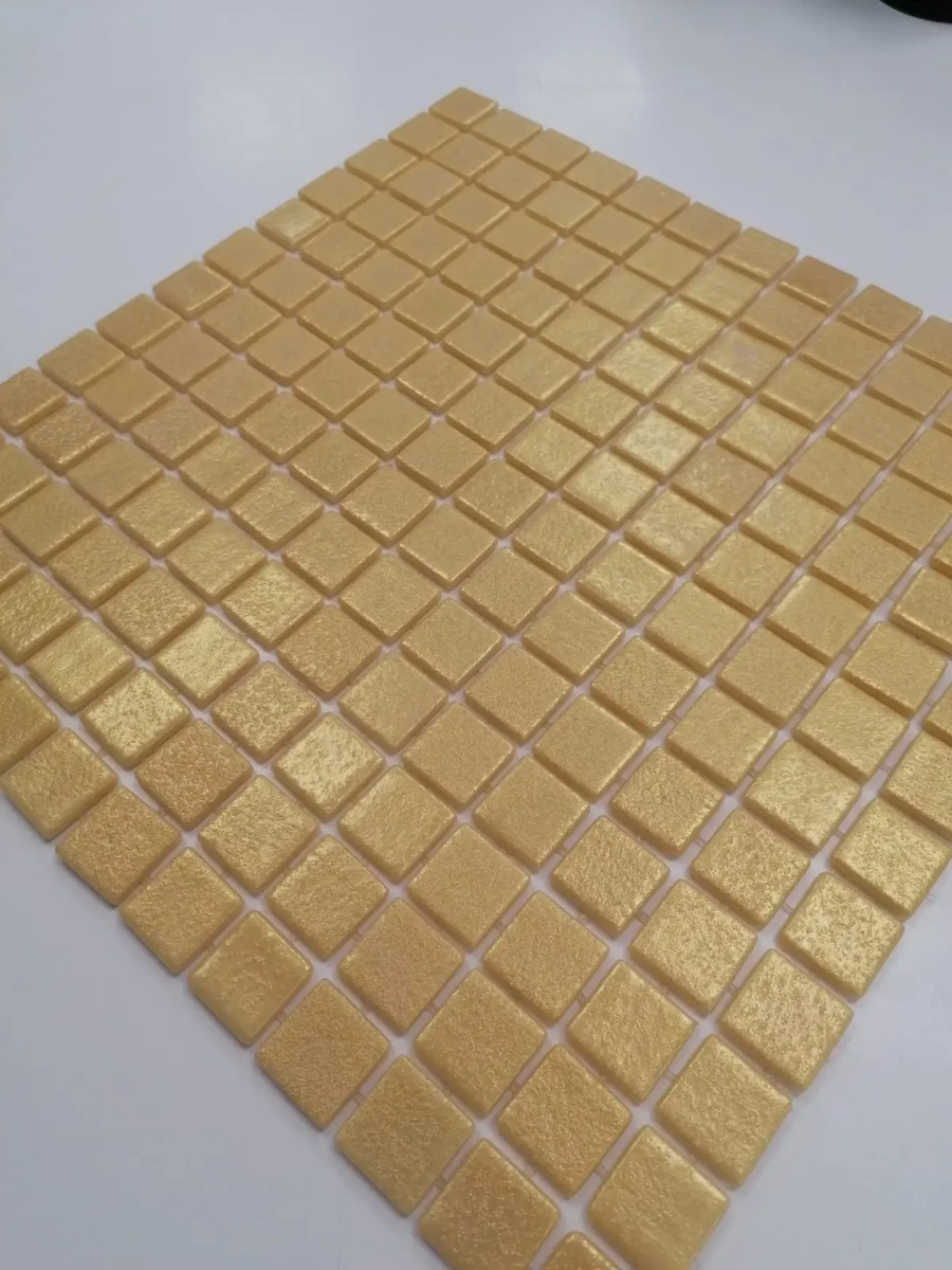 MOZAIKA BASENOWA TOGAMA ZŁOTA ANTIQUE GOLD MAT – dekoracyjne do wnętrz – Szklane Mozaiki