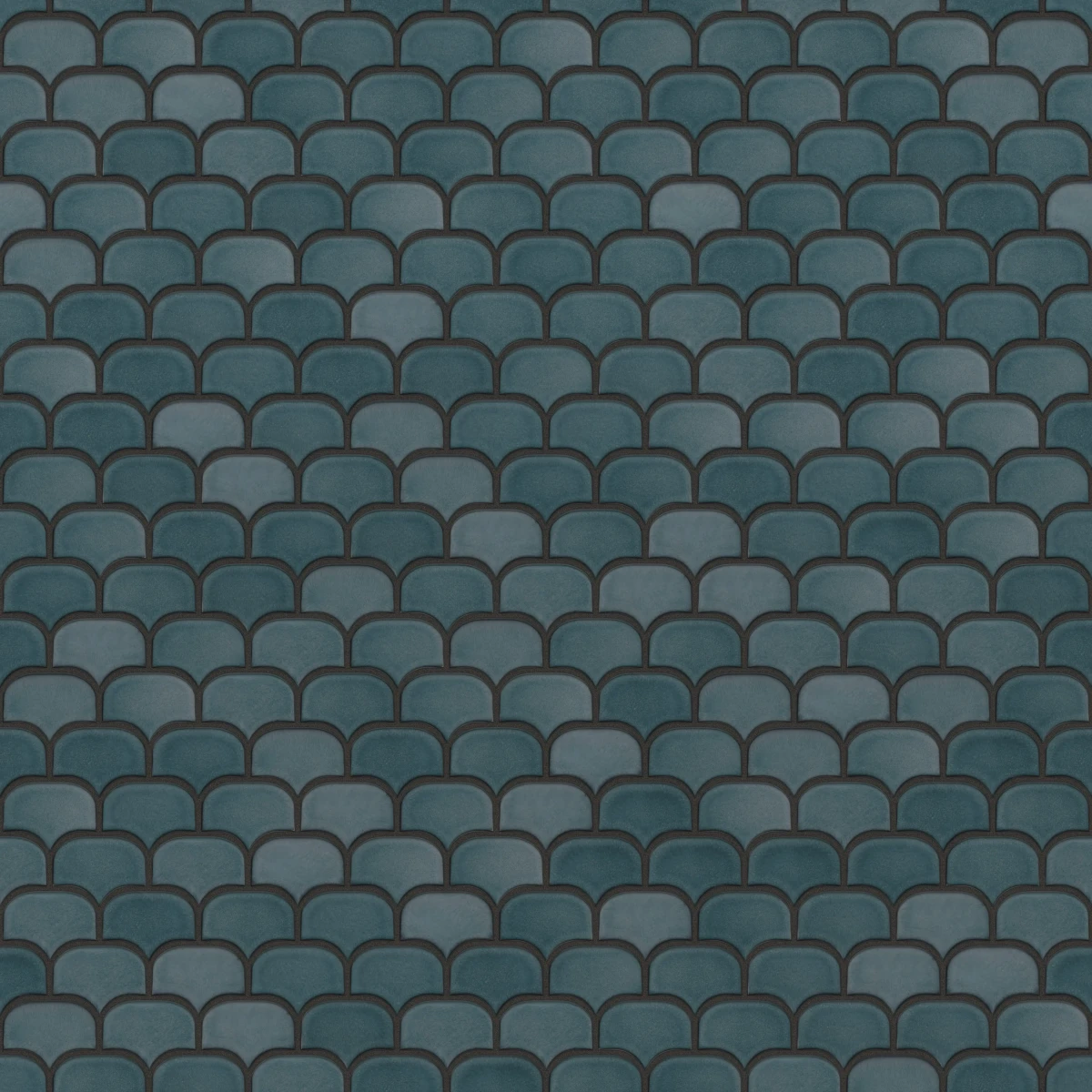 MOZAIKA SZKLANA DRAGON SCALE BLUE  – dekoracyjne do wnętrz – Szklane Mozaiki