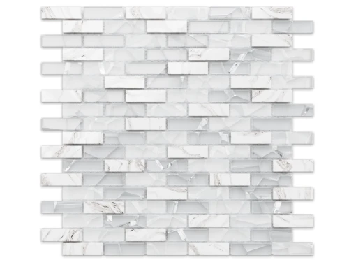 MOZAIKA SZKLANA WHITE BRICK  