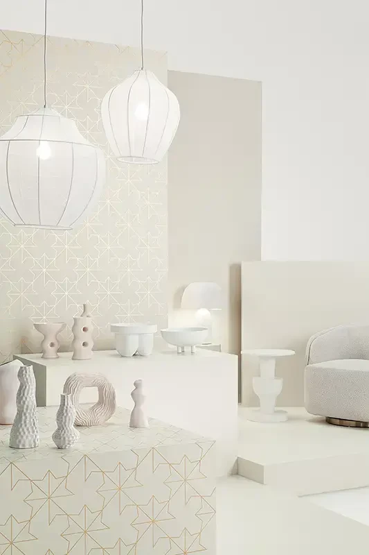 Tubądzin Cielo e Terra Bianco MAT 59,8x59,8 – dekoracyjne do wnętrz – Szklane Mozaiki