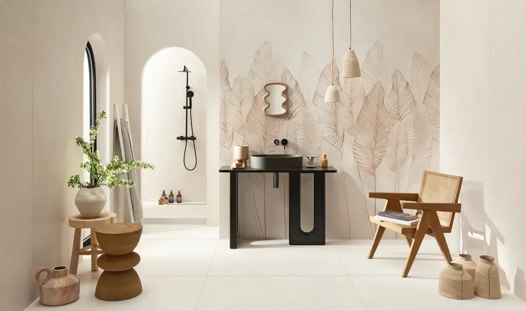 Tubądzin Mild Clay ivory STR 274,8x119,8 – dekoracyjne do wnętrz – Szklane Mozaiki