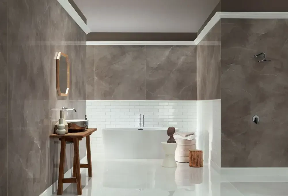 Tubądzin Harmonic grey POL 59,8x59,8 – dekoracyjne do wnętrz – Szklane Mozaiki