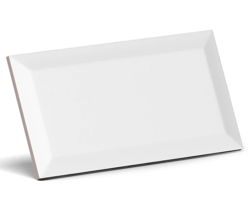 PŁYTKA ŚCIENNA METRO WHITE BIAŁA MATOWA 10x20 gat. I