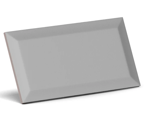 PŁYTKA ŚCIENNA METRO DARK GREY CIEMNA SZARA MATOWA 10x20 gat. I 