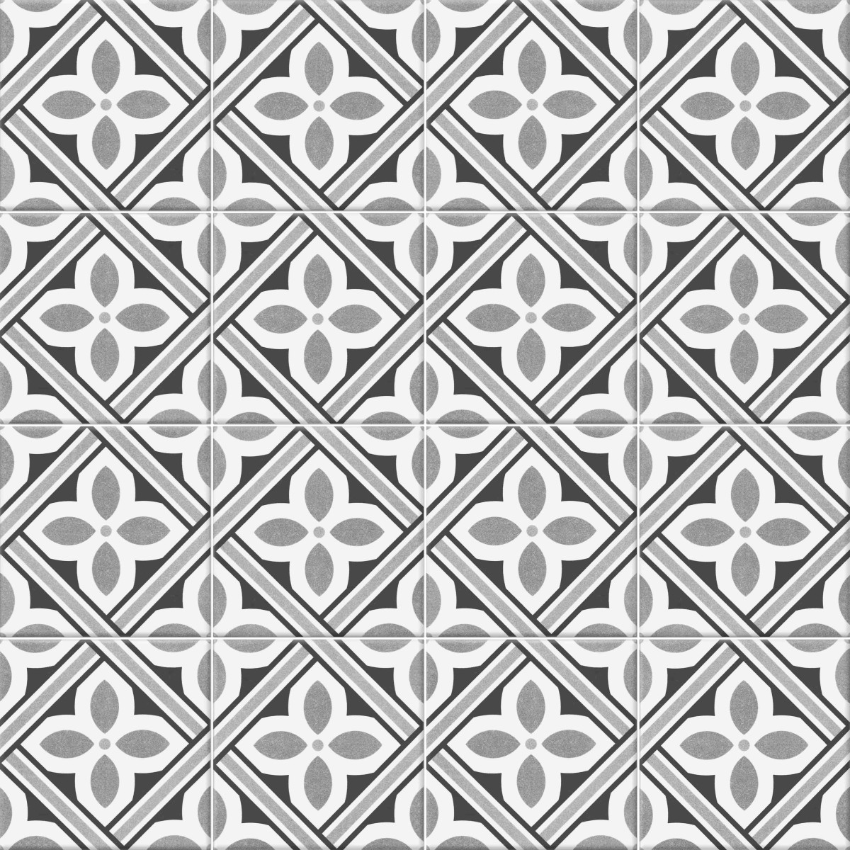 Dekoracyjna Płytka Gresowa Atenea Grey 20x20 cm gat.I   – dekoracyjne do wnętrz – Szklane Mozaiki