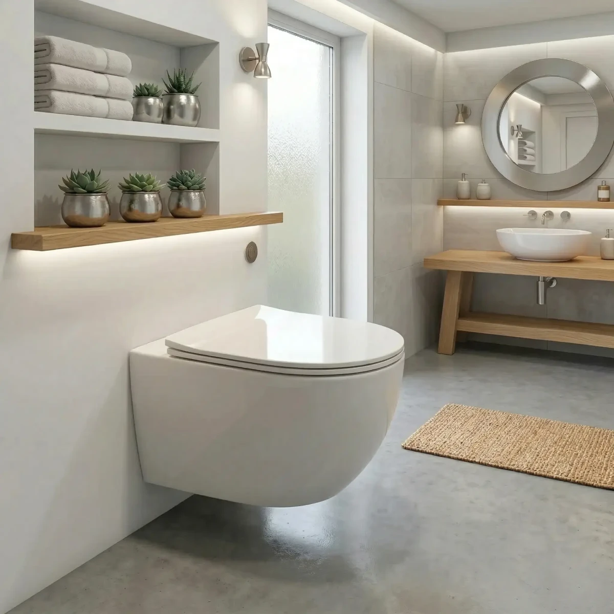 Miska WC wisząca Sento 3.0 49×36,5 – bezrantowa biała