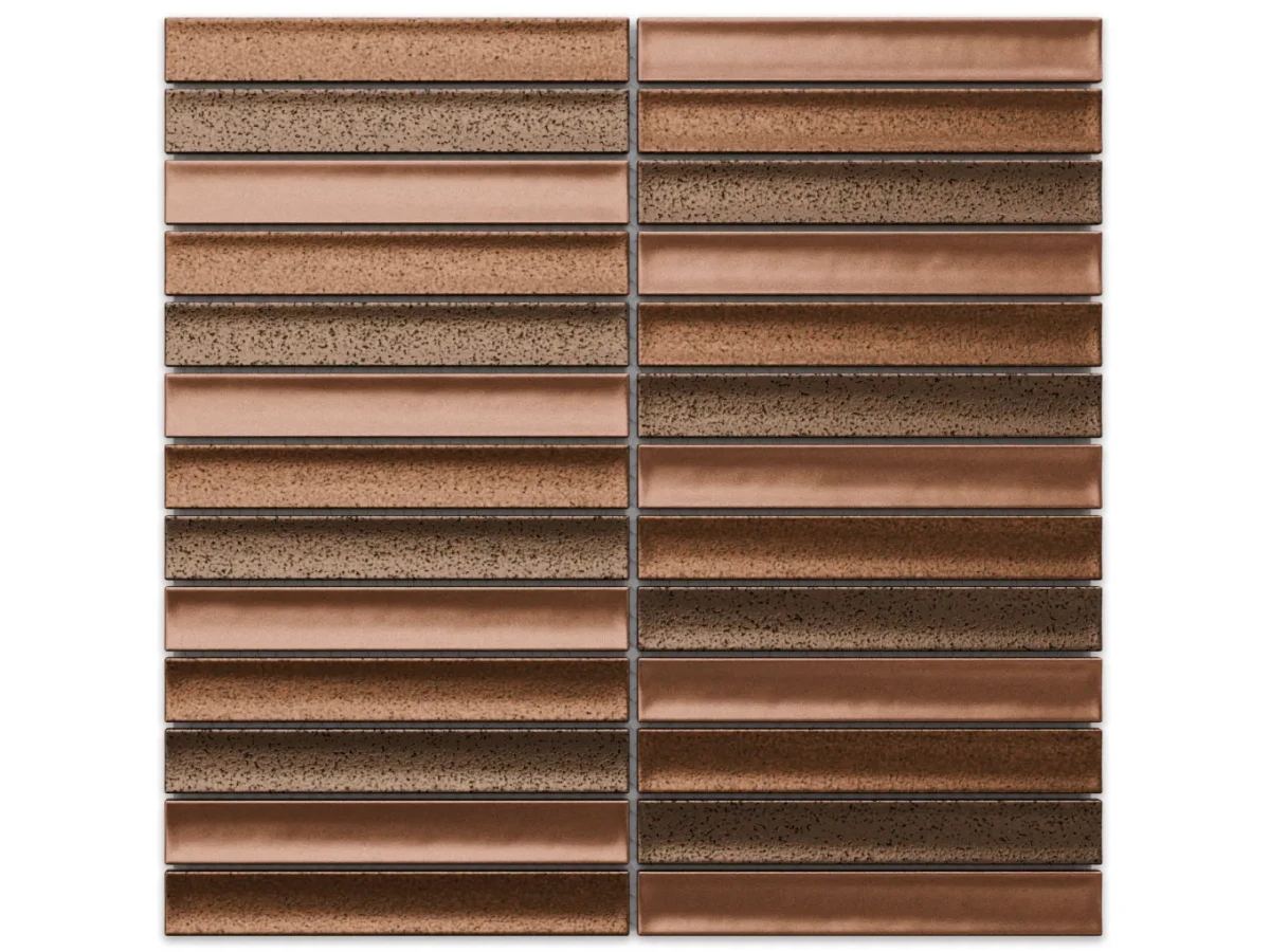 Mozaika Piano Copper miedziana 3D – ścienna 29,5×30