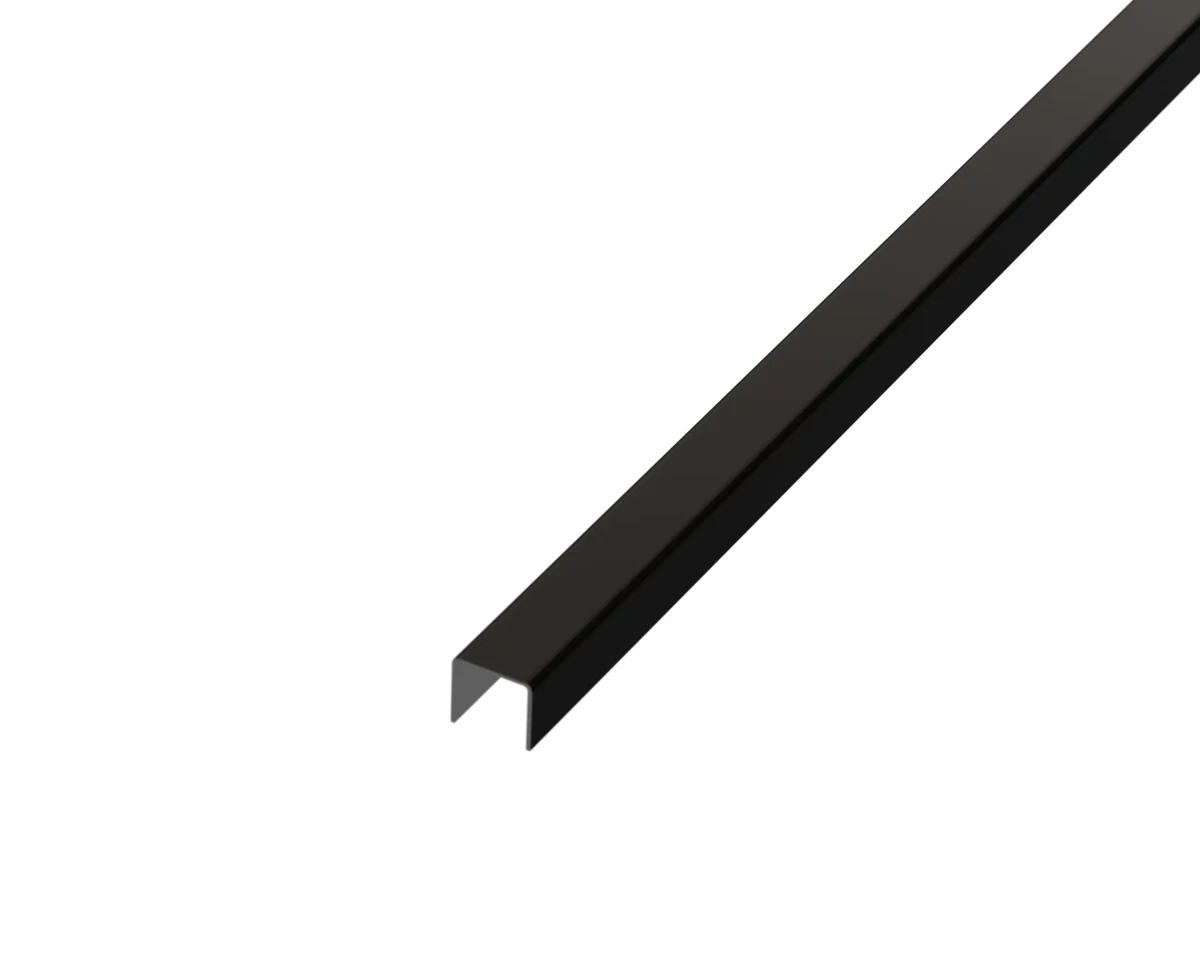 Listwa C czarny mat – stal SUS 304 PVD do krawędzi