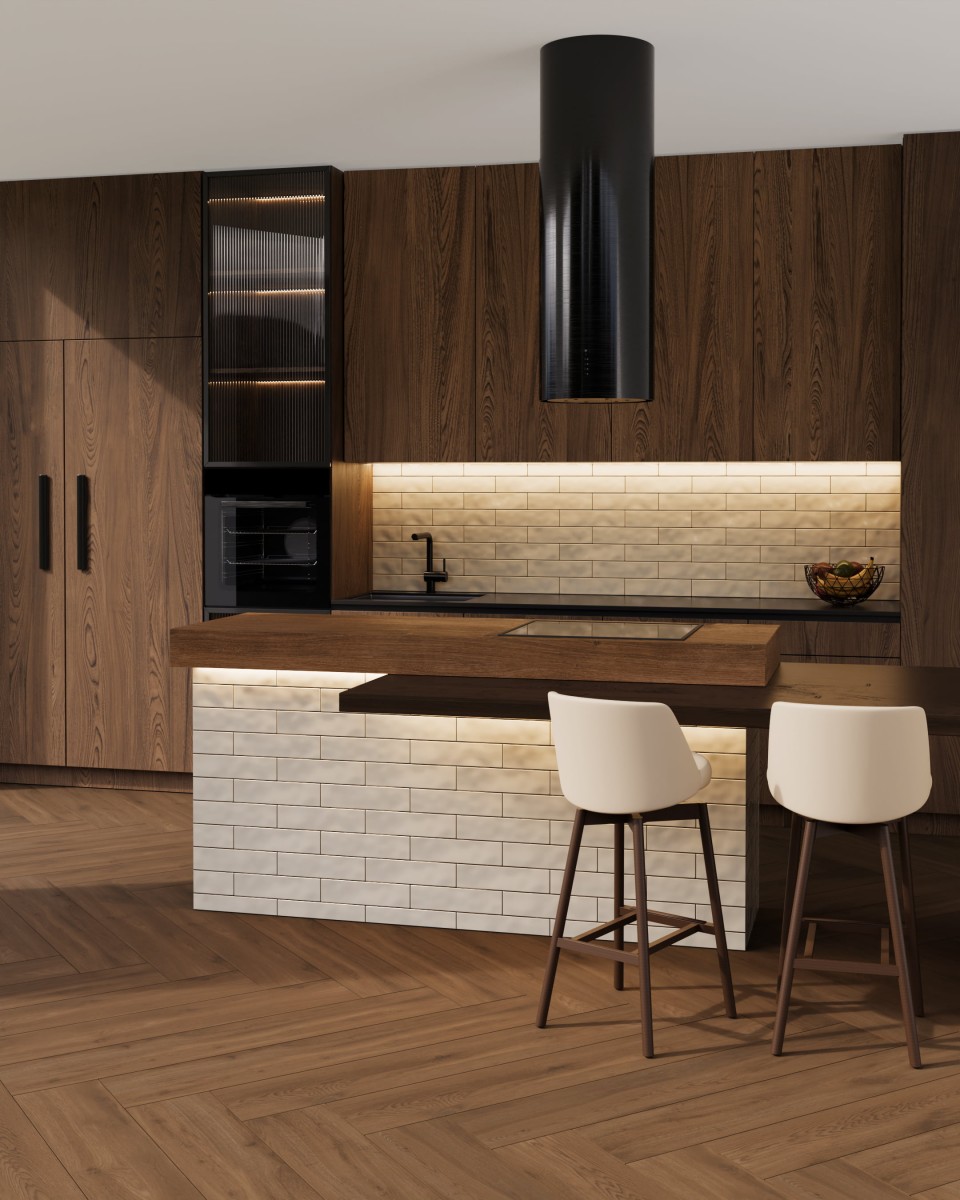 Brick Acuarela Neutro 30x7.5 cm – biała mozaika ceramiczna