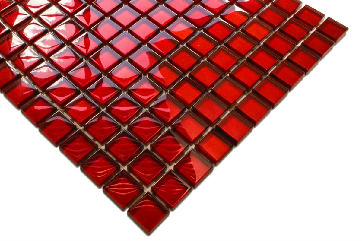 Mozaika szklana 30 × 30 cm ścienna – kostka 2,5 × 2,5 cm