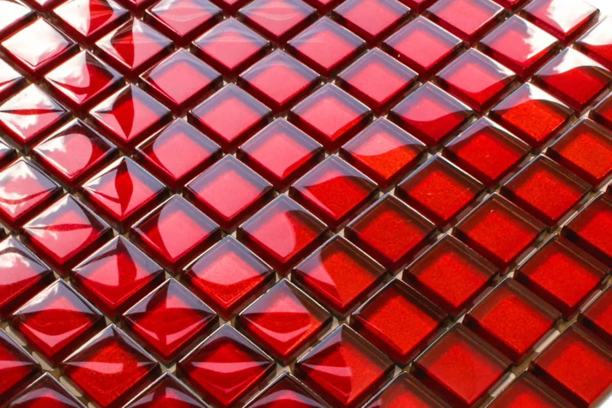 Mozaika szklana 30 × 30 cm ścienna – kostka 2,5 × 2,5 cm