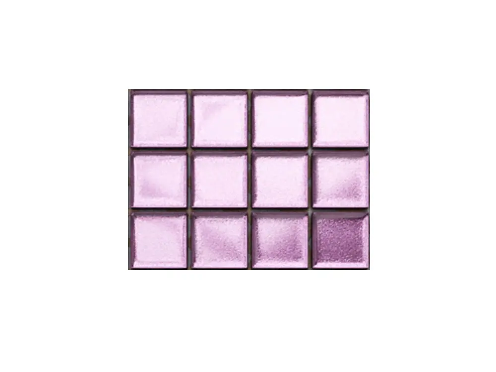 MOZAIKA SZKLANA RÓŻOWA WRZOS METALIK 30x30cm 8mm – dekoracyjne do wnętrz – Szklane Mozaiki
