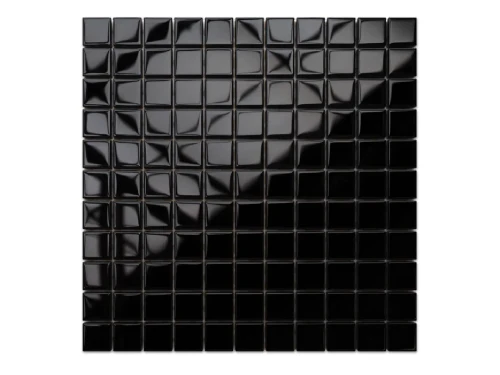 MOZAIKA SZKLANA CZARNA NERO 30x30cm