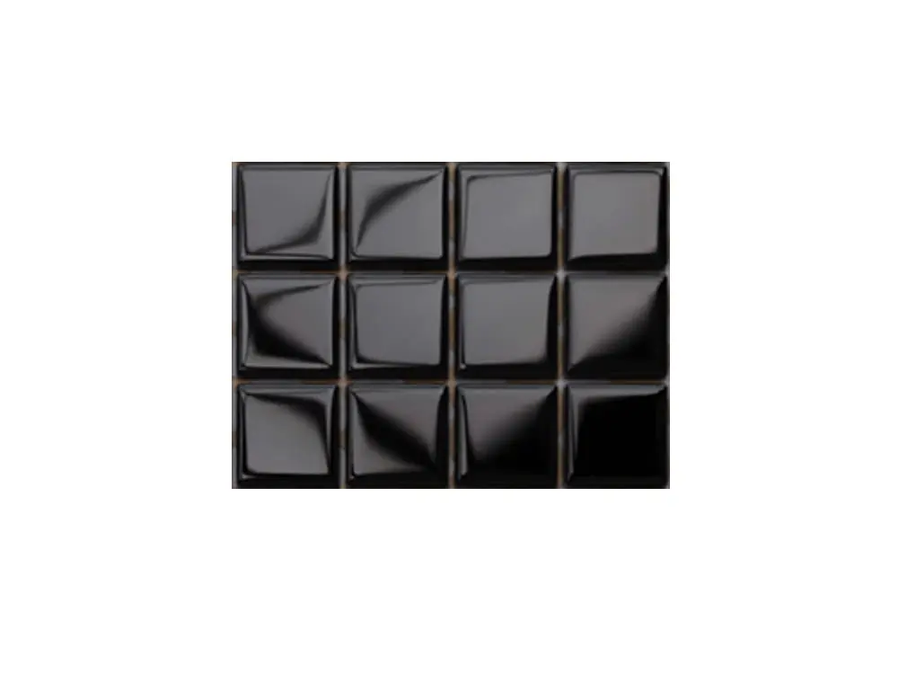 MOZAIKA SZKLANA CZARNA NERO 30x30cm – dekoracyjne do wnętrz – Szklane Mozaiki