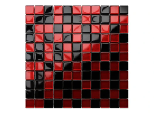 MOZAIKA SZKLANA KARMAZYN NERO  MIX 30x30cm 8mm