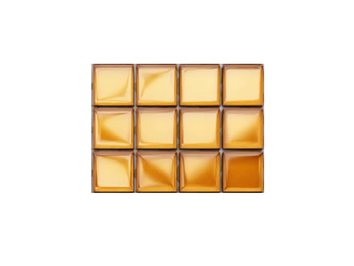 MOZAIKA SZKLANA POMARAŃCZOWA ORANGE GIALLO 30x30cm 8mm – dekoracyjne do wnętrz – Szklane Mozaiki
