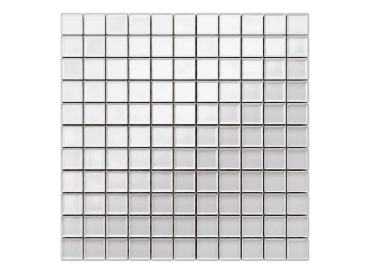 MOZAIKA SZKLANA BIAŁA PERŁA WHITE PEARL 30x30cm 8mm – dekoracyjne do wnętrz – Szklane Mozaiki