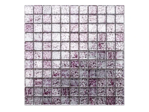 MOZAIKA SZKLANA FIOLET SILVER 30x30cm 8mm