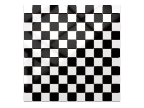 MOZAIKA CERAMICZNA CZARNA / BIAŁA (SZACHOWNICA) kostka 2.5 30X30cm
