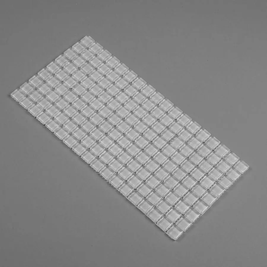 MOZAIKA SZKLANA WHITE DROBNA KOSTKA  (BIAŁA) 30X15cm 8mm – dekoracyjne do wnętrz – Szklane Mozaiki