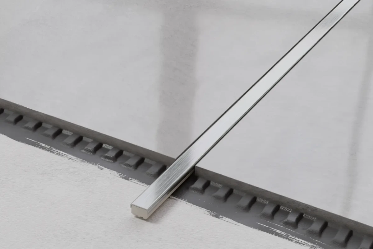 LISTWA METALOWA CERAMICZNA INOX POŁYSK LUSTRO – dekoracyjne do wnętrz – Szklane Mozaiki