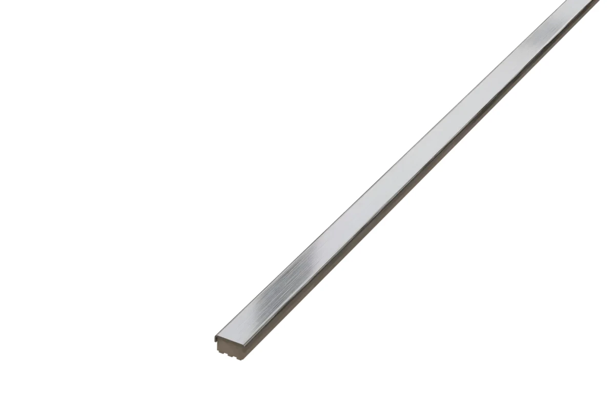 LISTWA METALOWA CERAMICZNA INOX POŁYSK LUSTRO – dekoracyjne do wnętrz – Szklane Mozaiki