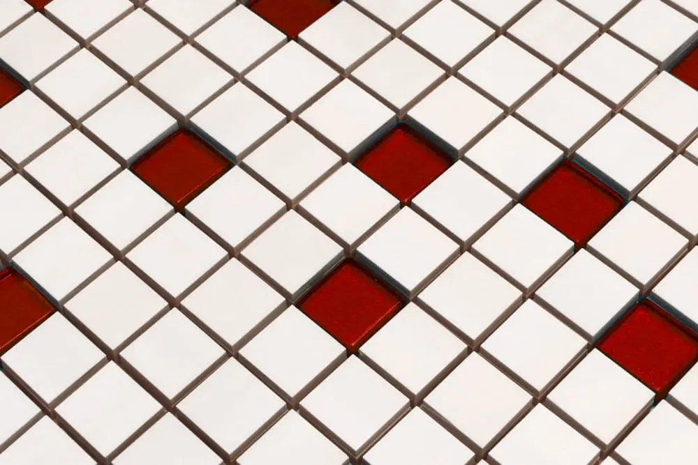 MOZAIKA CERAMICZNA SZKLANA KARMAZYN CZERWONA – dekoracyjne do wnętrz – Szklane Mozaiki