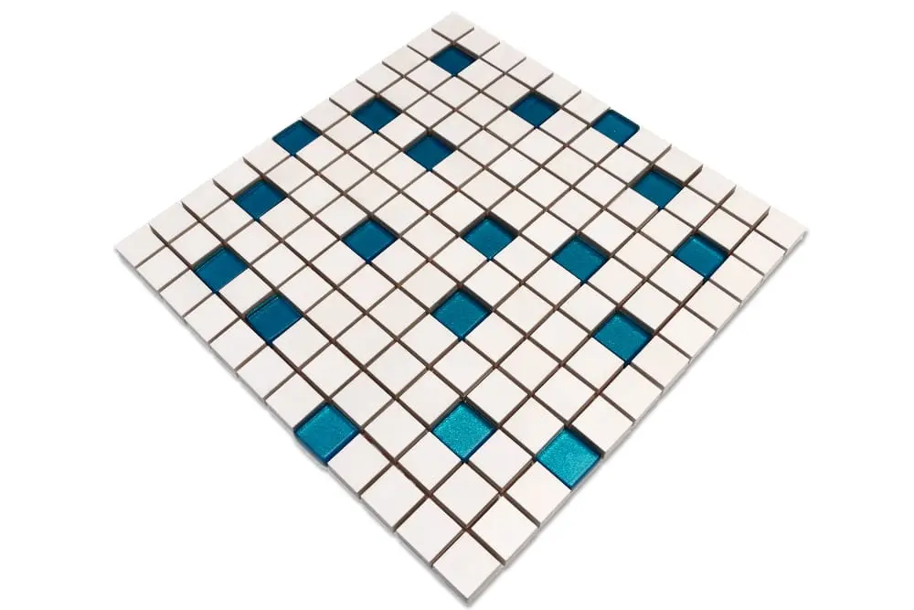 MOZAIKA CERAMICZNA SZKLANA AZZURO NIEBIESKA – dekoracyjne do wnętrz – Szklane Mozaiki