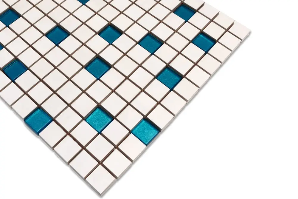 MOZAIKA CERAMICZNA SZKLANA AZZURO NIEBIESKA – dekoracyjne do wnętrz – Szklane Mozaiki