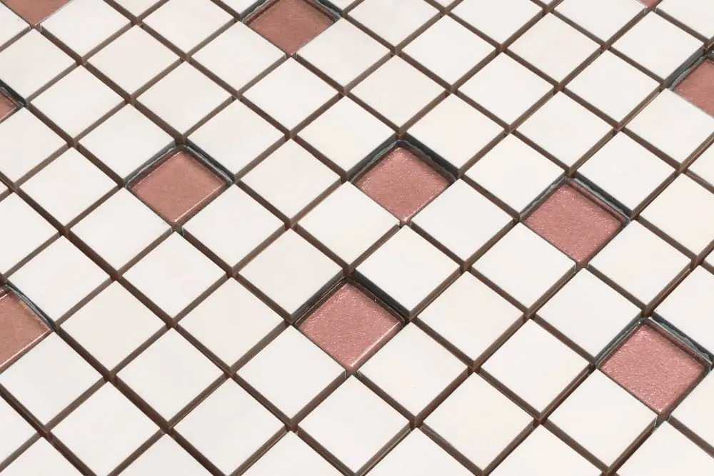 MOZAIKA CERAMICZNA SZKLANA PRALINE RÓŻ – dekoracyjne do wnętrz – Szklane Mozaiki