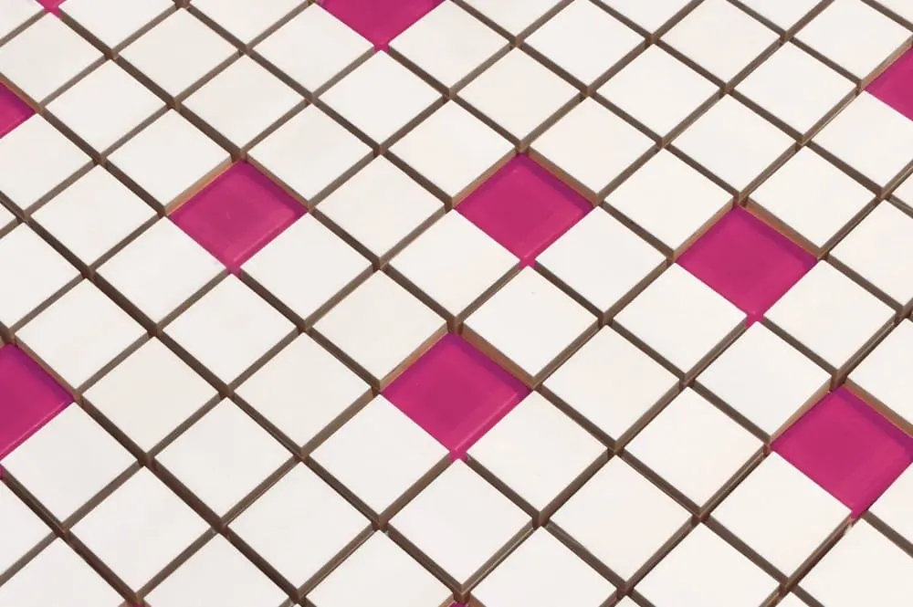 MOZAIKA CERAMICZNA SZKLANA PIWONIA FIOLET – dekoracyjne do wnętrz – Szklane Mozaiki
