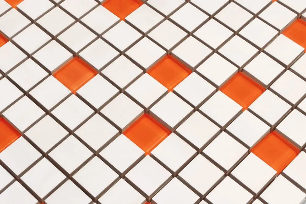 MOZAIKA CERAMICZNA SZKLANA CAROT POMARAŃCZOWA – dekoracyjne do wnętrz – Szklane Mozaiki